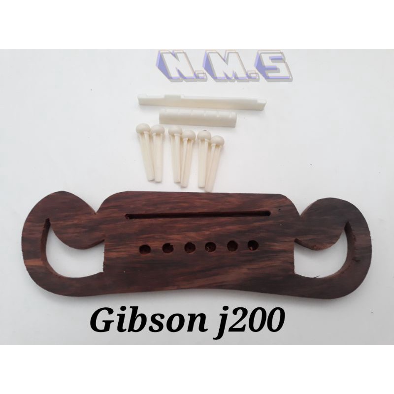 Bridge Gitar Knip Nut Saddle Akustik Apx Taylor Cort Martin Cole Clark