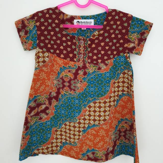 Dress Batik Keris Anak Preloved