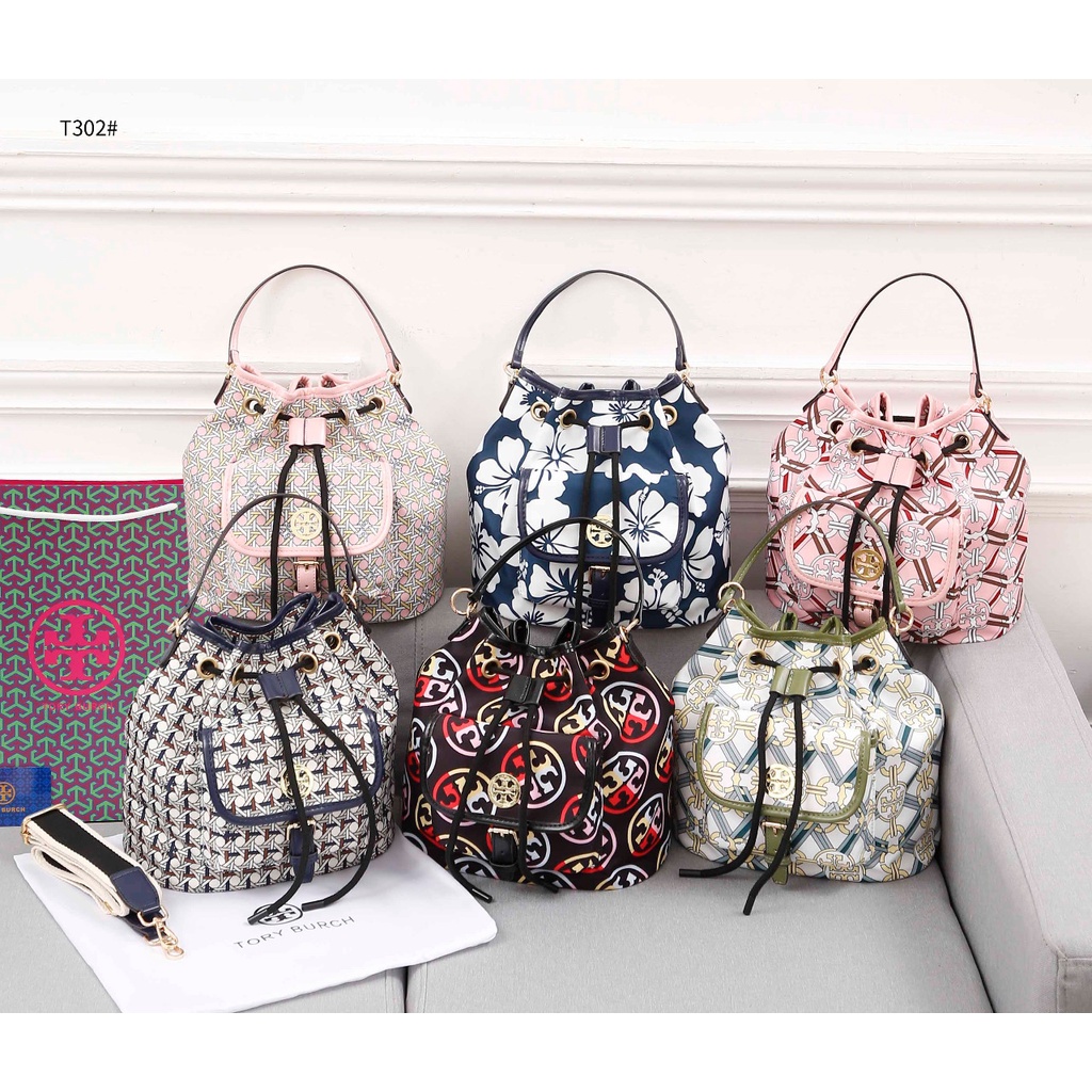 PR TB Printed Bucket Bag #T302