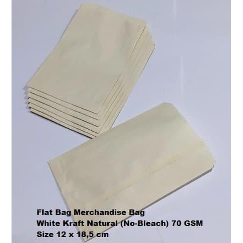 

Buruan Beli.. Kantong Kertas Paper Bag Natural White Kraft Gorengan Souvenir 12*18,5