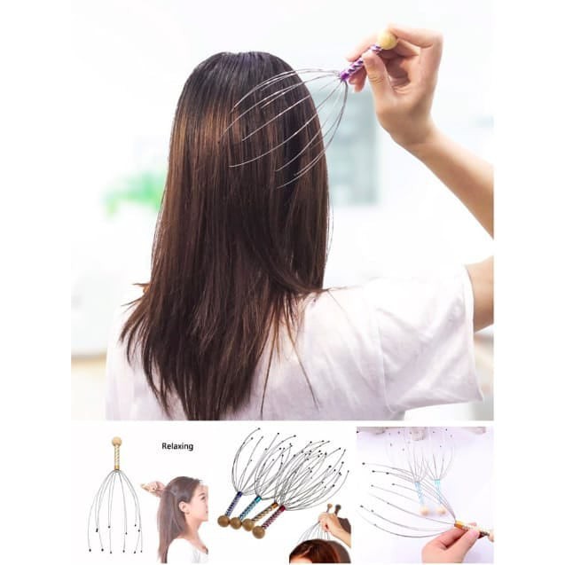 (FO) new alat pijat  kepala//alat pijat garukan kepala//bokoma head massager new