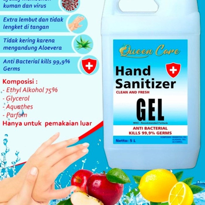 Sanitizer-Hand- Hand Sanitizer Gel 5 Liter - Aloe Vera -Hand-Sanitizer.