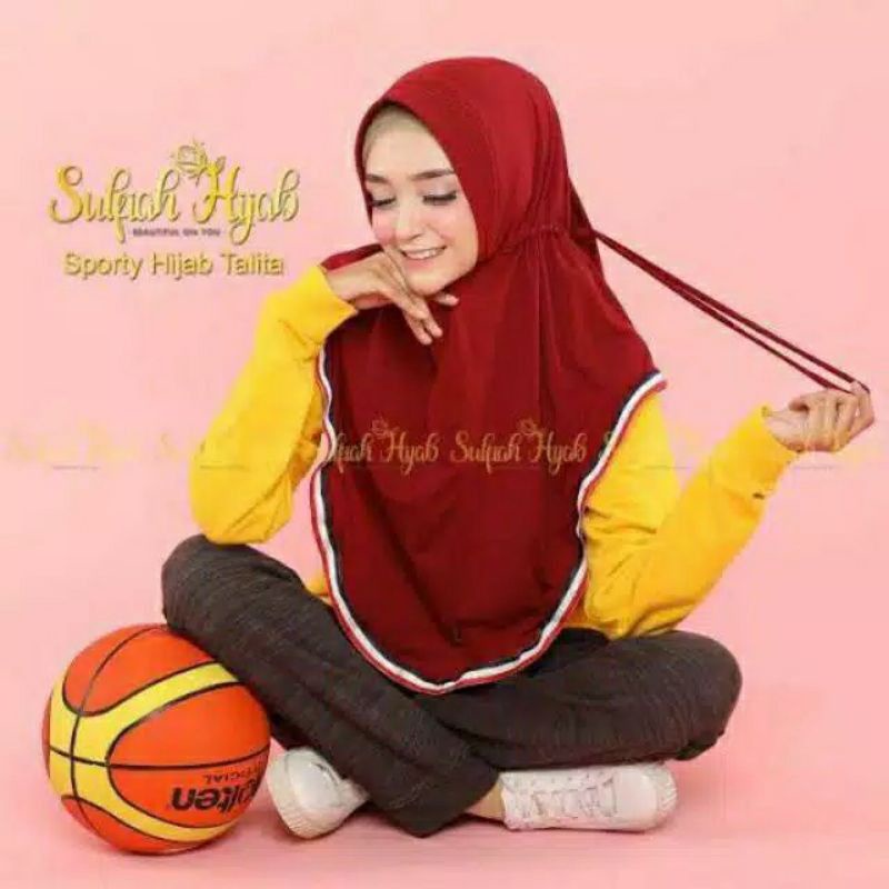 paket 100ribu 8pcs hijab bergo hamidah M jersy premium