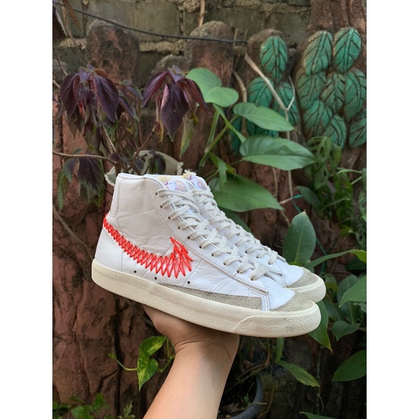 Nike Blazer Mid '77 Vintage' Double Zigzag Stitched Swoosh