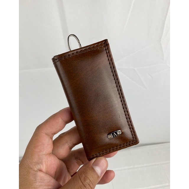 DOMPET KUNCI STNK LIPAT 3 BAHAN KILAP DOMPET STNK MOBIL KULIT SINTETIS DOMPET KUNCI MOTOR LIPAT LOGO GANTUNGAN KUNCI STNK