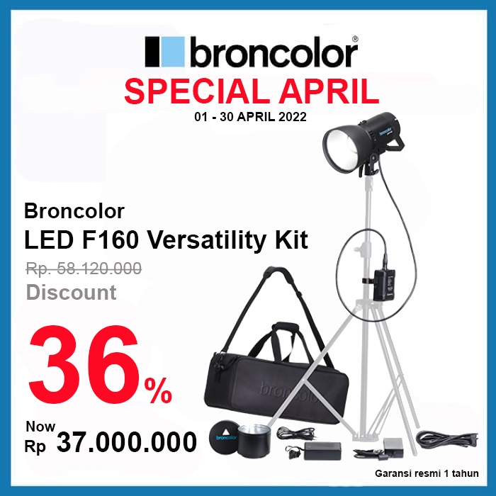 Jual Broncolor LED F160 Versatility Kit - Lampu Studio Lighting ...