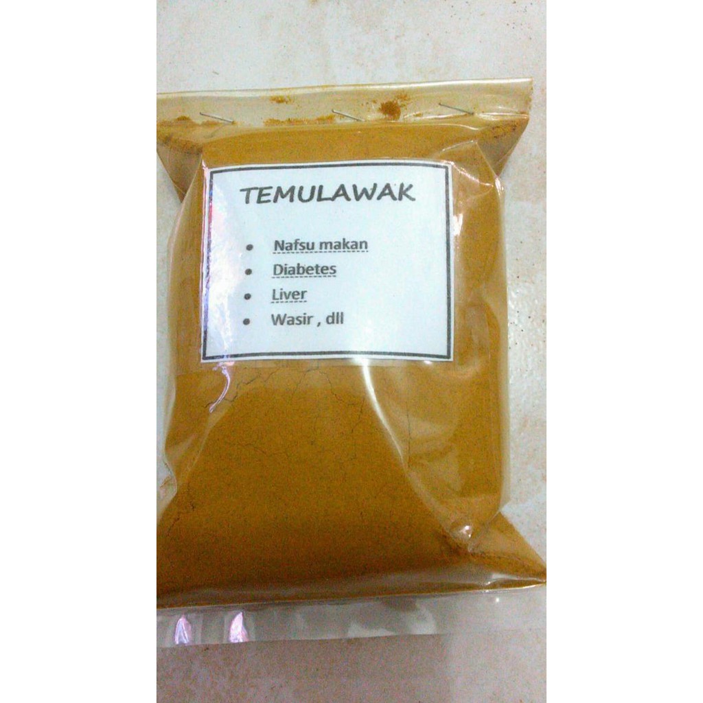 

Temulawak Bubuk / Serbuk / Powder Asli Murni Tanpa Campuran