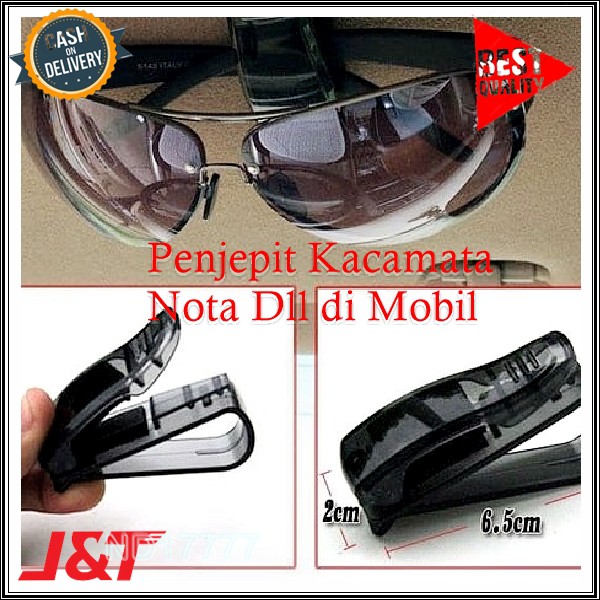 Jepitan Kacamata di Visor Mobil / Sun Visor Clip Je