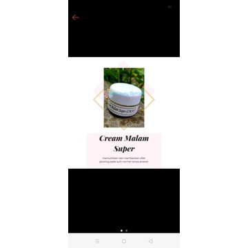 cream malam super (ipung)