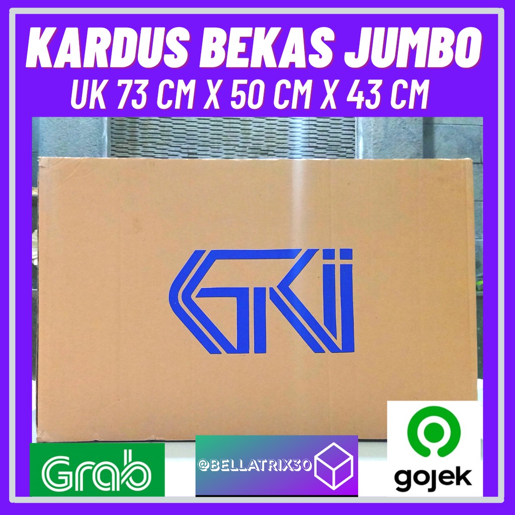 

Kardus Besar Packing Penyimpanan Jumbo Ukuran 73 x 50 x 46 cm