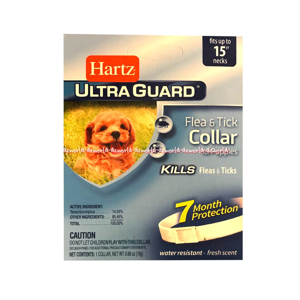 Hartz Ultra Guard Kills Flea &amp; Ticks Collar Obat Kutu Anjing Hart Ultra Guard Kalung Kutu Doggie Harts Ultraguard