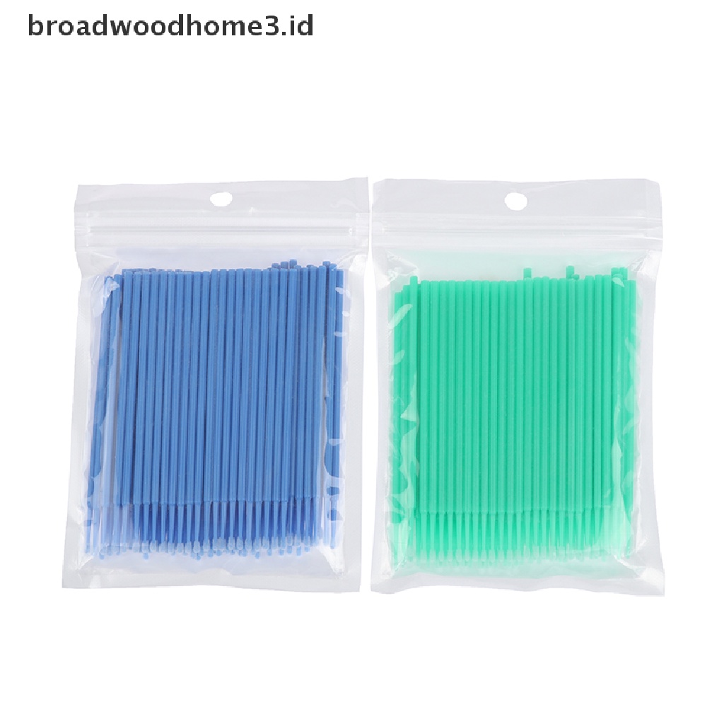 100pcs Brush Mikro Untuk Aplikator Maskara