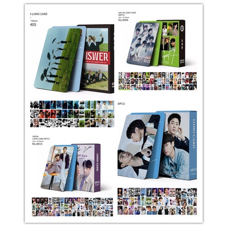 60pcs / set Kartu Foto Album KPOP STRAYKIDS F4 BRIGHTWIN GOT7 OFFGUN ENHYPEN Bright win Lomo Untuk Koleksi