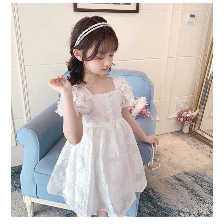 (LOLI-JKT) BD-251 DREES BIG BOW PRINCESS UNTUK ANAK CEWEK SIZE 100-140