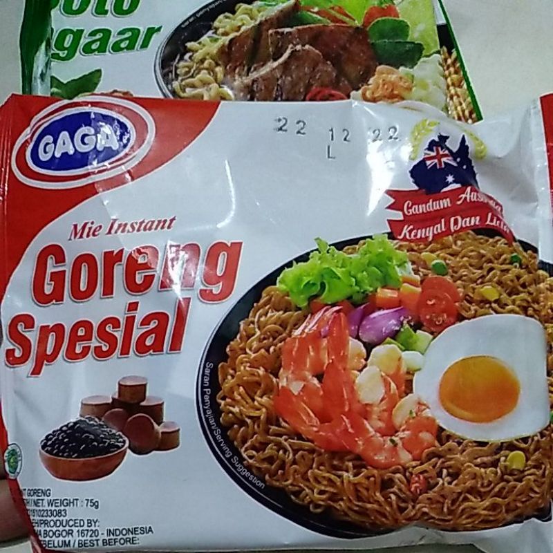 Jual Mie Instant Gaga Mie Goreng Spesial 75gr | Shopee Indonesia