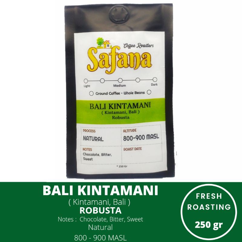 

Kopi Bali Kintamani Robusta Fresh Roasting Coffee 250gr