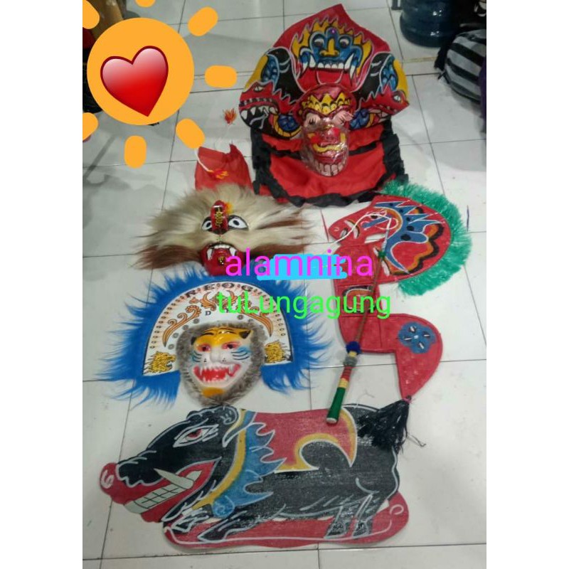 topeng bujang ganong caplokan barongan kuda lumping