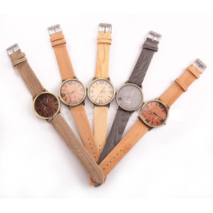 IRC 076 - Jam Tangan Rubber Wood 29