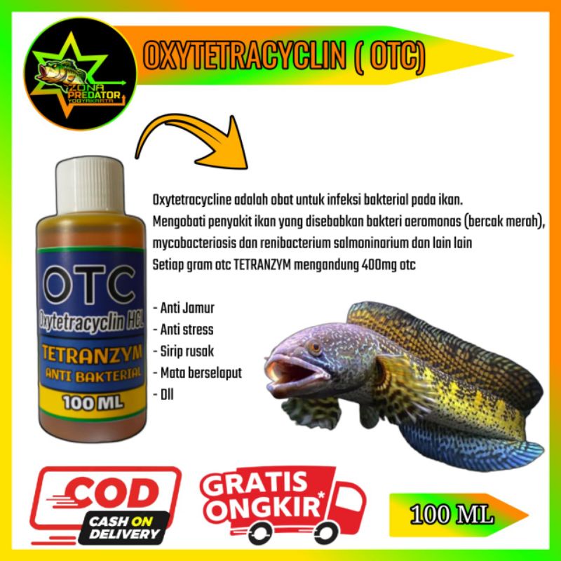 OTC [ OXYTETRACYCLIN] ANTIBIOTIK IKAN HIAS 100 ML