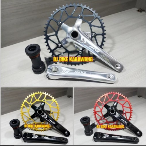 Crank Crankset Folding MXL 52T HT2 Panjang 170mm BCD 130