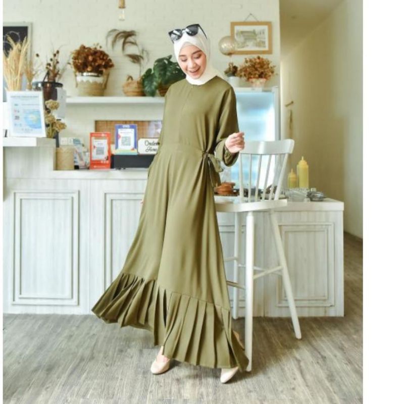 DRESS TERBARU /ELISKA MAXY DRES/GAMIS REMAJA KEKINIAN/TERLARIS /REMPLE BAWAH