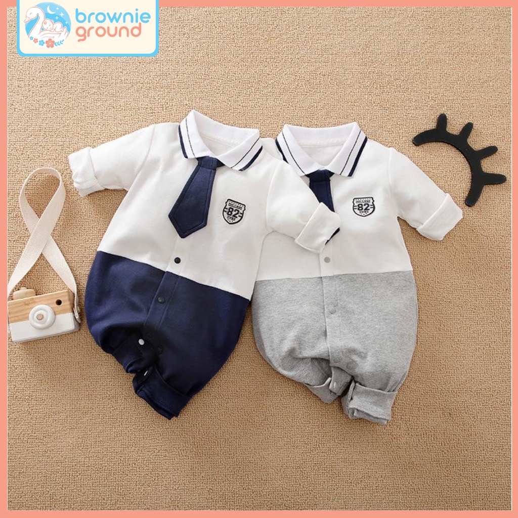 Jumper bayi lakilaki lengan panjang GREY &amp; NAVY / baju bayi IMPORT PREMIUM jumper baby lembut &amp; adem