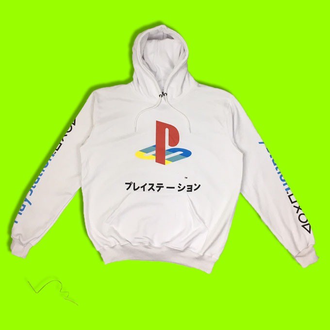 HOODIE PLAYSTATION WHITE PERFECT HIGH 1:1 MIRROR QUALITY