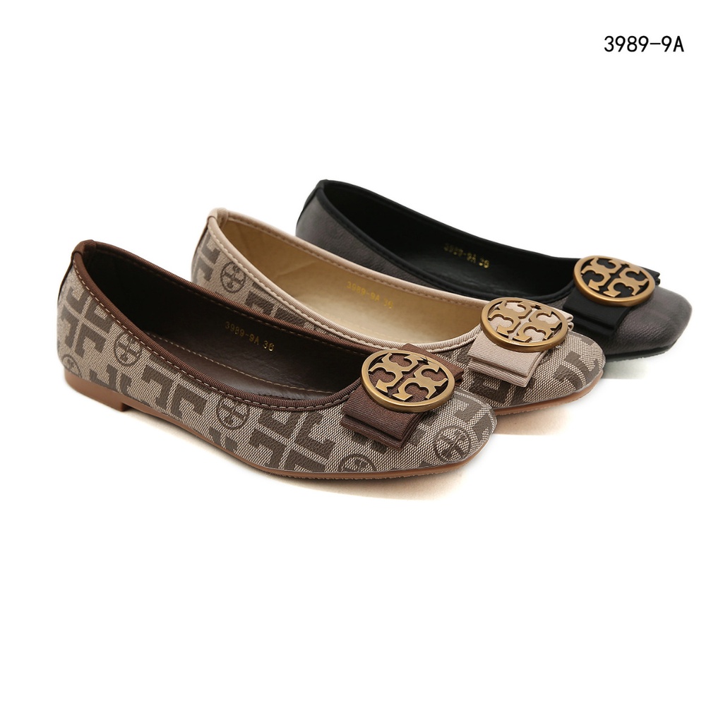 T Mono Minnie Travel Ballet Flat Shoes #3989-9A