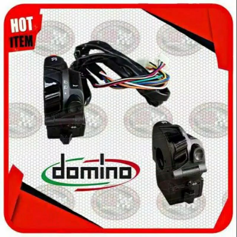 SAKLAR KANAN KIRI SET DOMINO COPY DUCATY UNIVERSAL SEMUA MOTOR