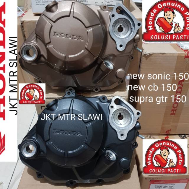 Cover comp r crankcase covet bak oli kopling new sonic 150 supra gtr 150 new cb 150r led  ori Honda