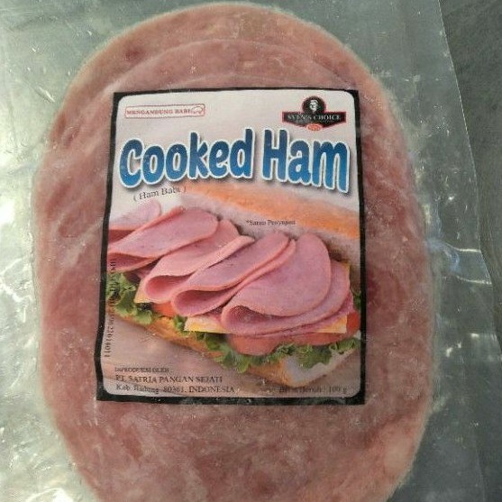 

ham cooked 100gr