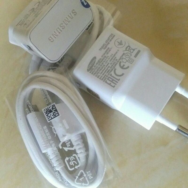 Charger Samsung Original 1A A10 M10 J2 J3 J4 J5 J6 J6+ A5 A6 plus j2 prime Ori 100% bekas bawaan hp