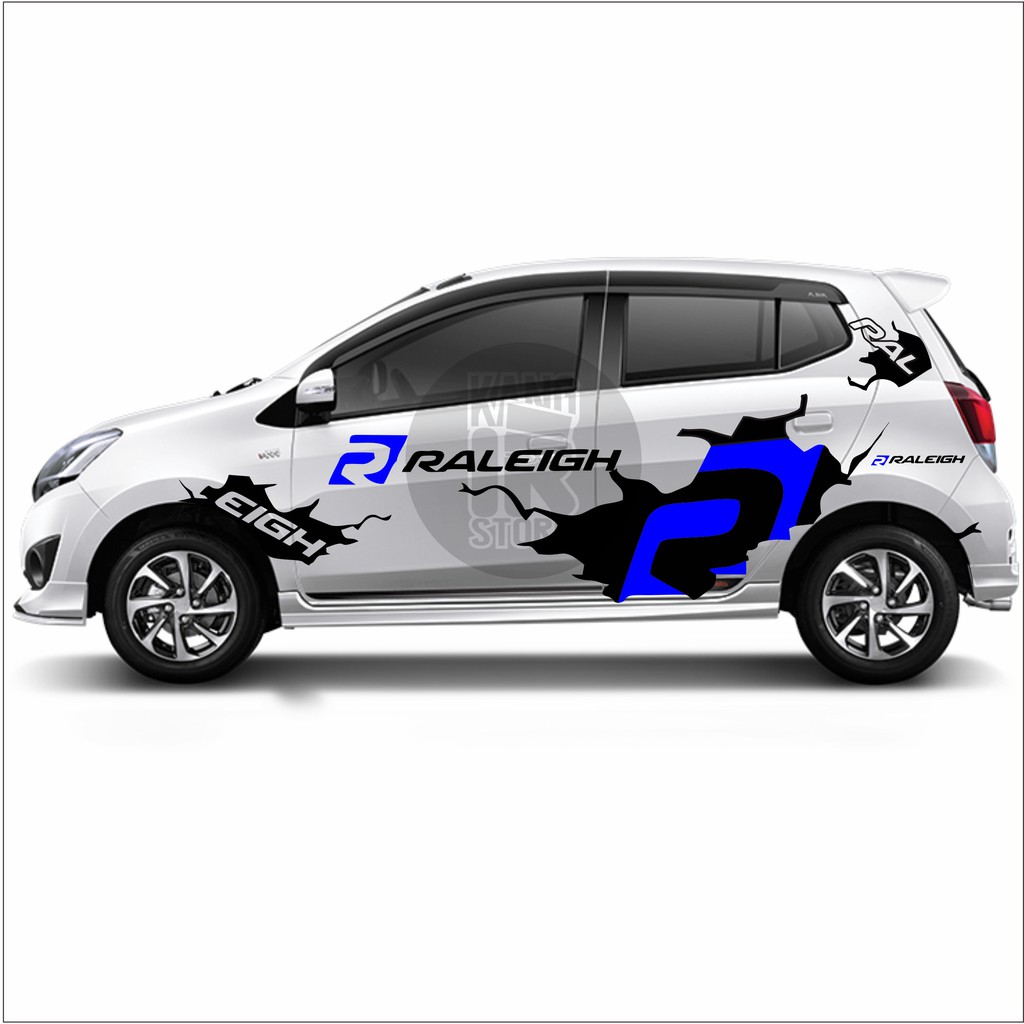 Jual Promo Stiker Cutting Raleigh Stiker Mobil Ertiga Avanza Xenia Sigra Dll Stiker Keren Custom Bisa Indonesia Shopee Indonesia