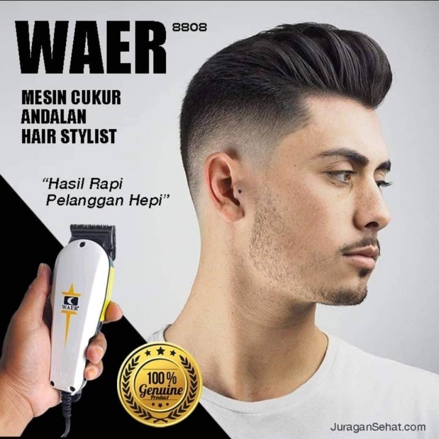 Alat Cukur Rambut Elektrik WAER WA-8808 / Mesin Cukur Rambut Listrik / Hair Clipper Proffessional