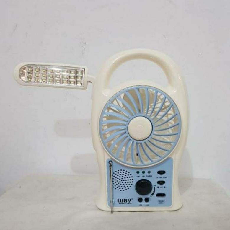 ✭ Luby L 681 R , Kipas Radio Emergency Multi Fungsi ➥