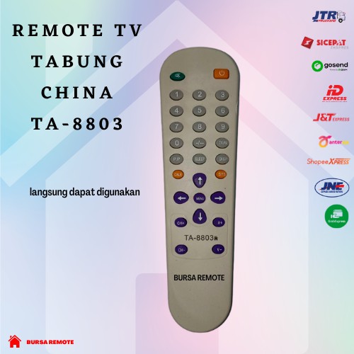 Remot / REMOTE TV TABUNG CHINA 8803 - ECERAN Dan GROSIR