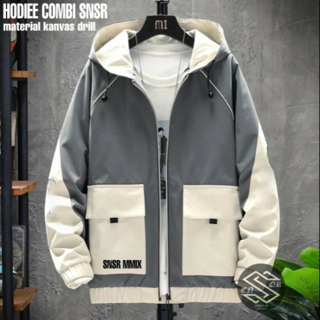 jaket hoodie combi Jaket Canvas Premium Original | Jaket Cowok | Jaket Distro Casual | Jaket casual