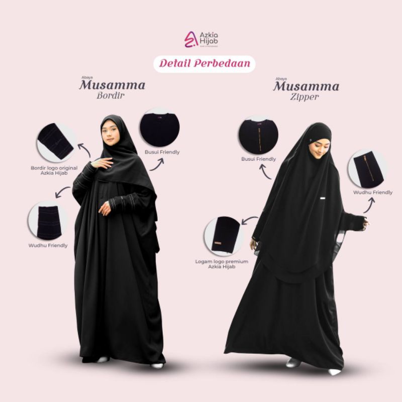 Abaya Musamma/Abaya Azkia/Abaya timur tengah all size