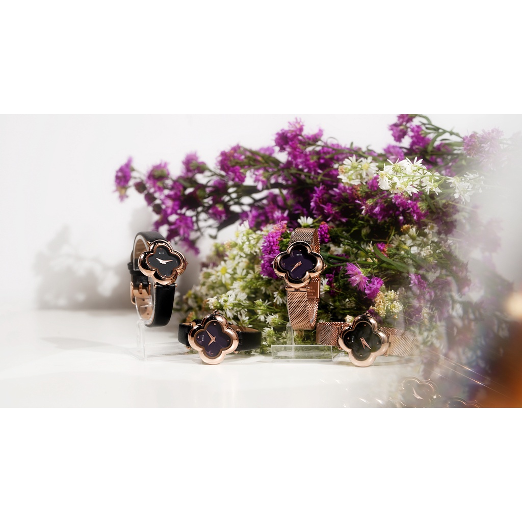 Bono - Clover Lilac Milanese - Jam Tangan Wanita