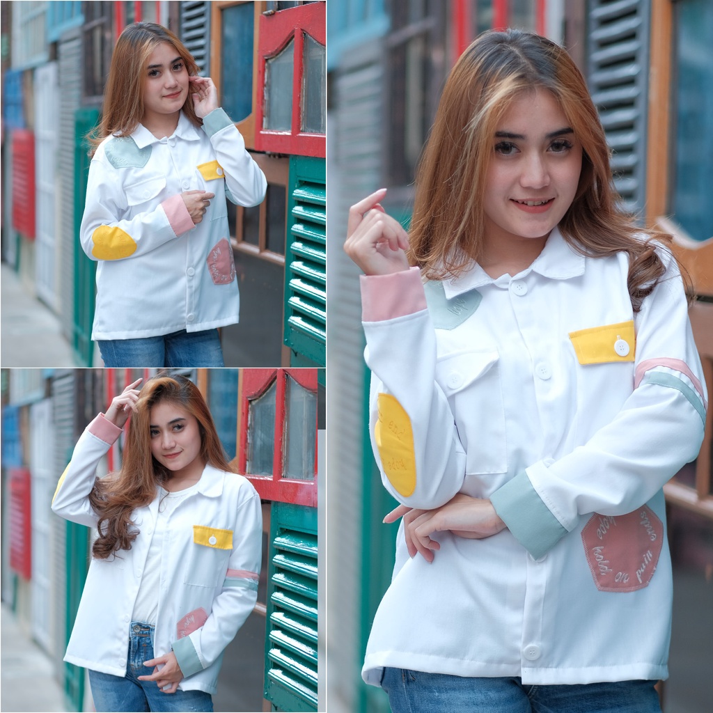 Jaket Wanita Parka Siputih