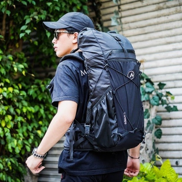 Alan - Tas gunung Monte Zerolite 27L Pro - UL Backpack - Hitam