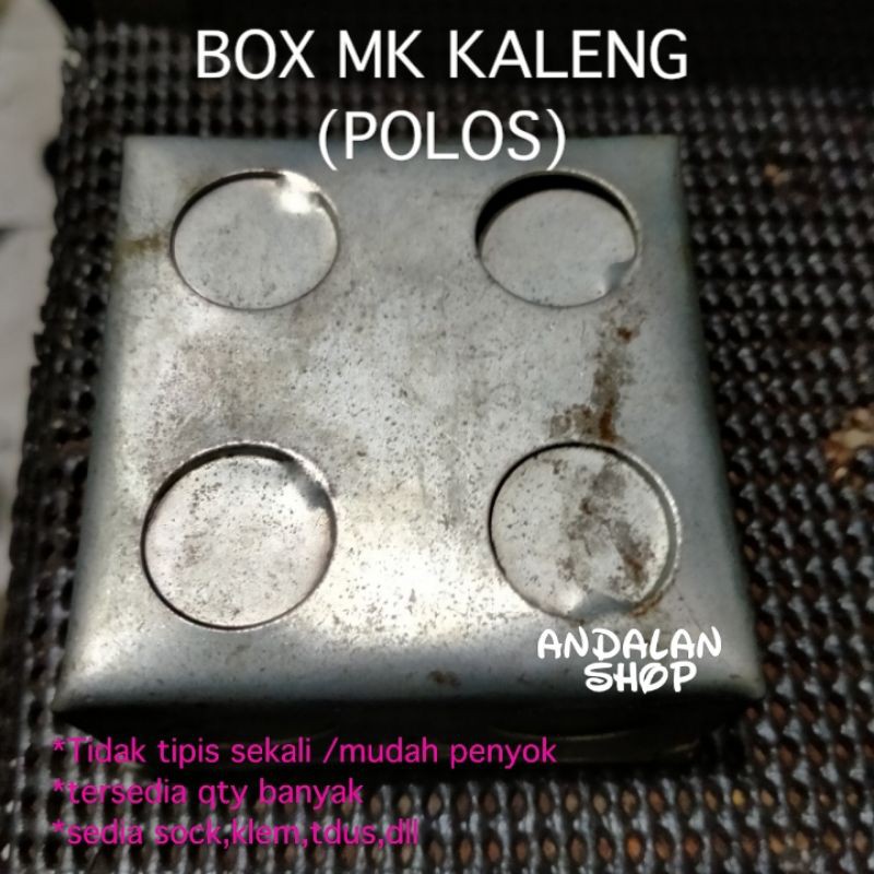 inbowdoos kaleng 1 gang POLOS/inbowdoos murah