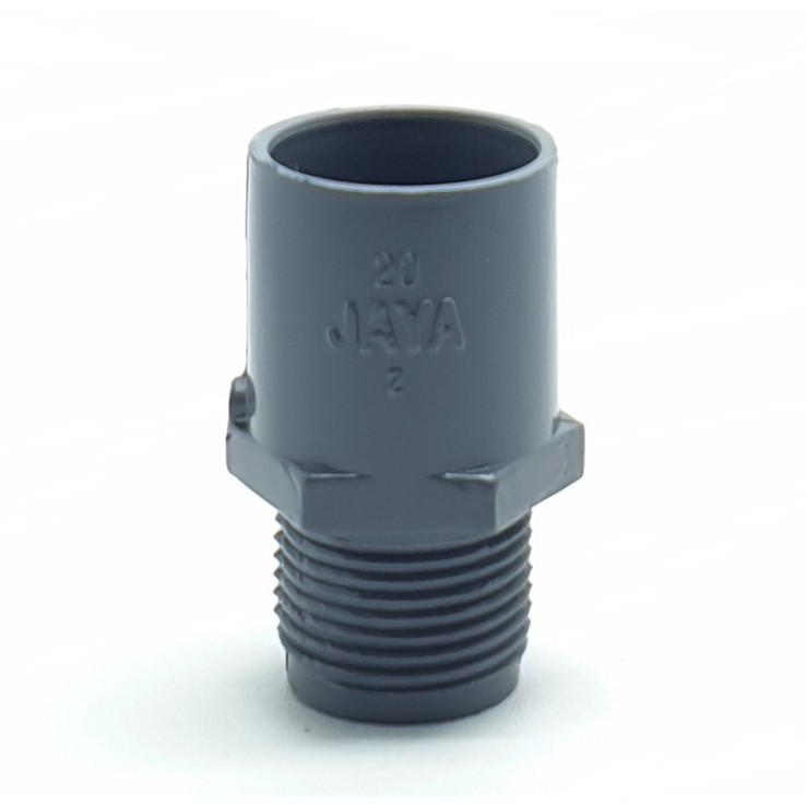 Jaya ORI Valve Socket 3/4&quot; TS PVC / Sock Drat Luar 3/4 Inch / Sok Drat Luar 3/4&quot;