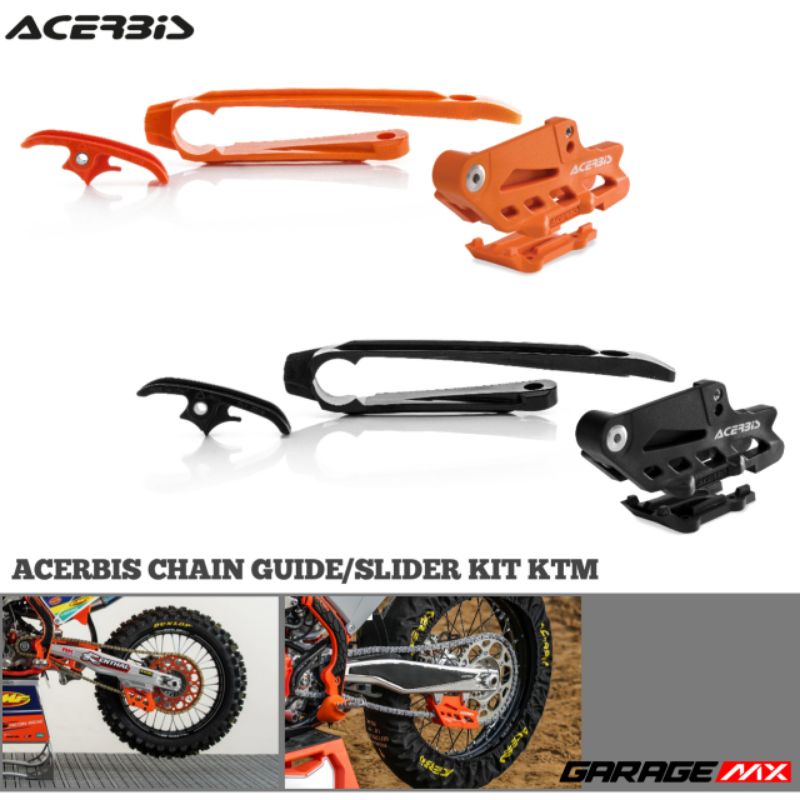 CHAIN GUIDE SLIDER KIT KTM HUSQVARNA ACERBIS