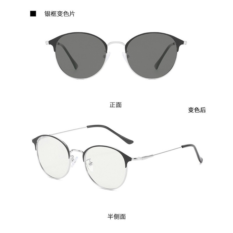 (YUZHU) TERSEDIA &amp; COD Frame Kacamata Anti Radiasi Photochromic Lensa Kacamata Korean Gaya Wanita