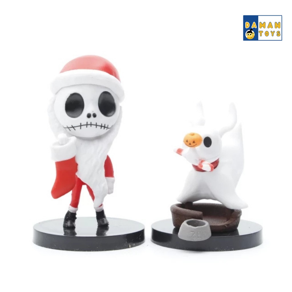 Figure Nightmare Before Christmas Jack The Skeleton Disney Characters, Halloween Kado Natal