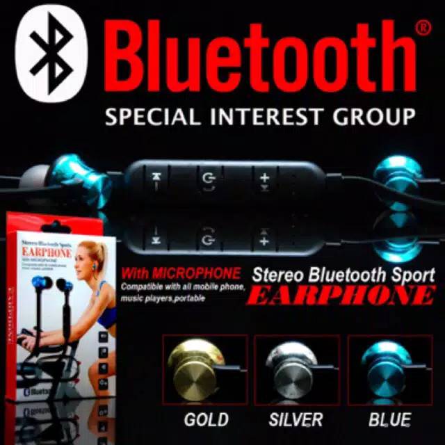 Termurah Promo Hf Bluetooth Magnet Sport Kwalitas Bagus