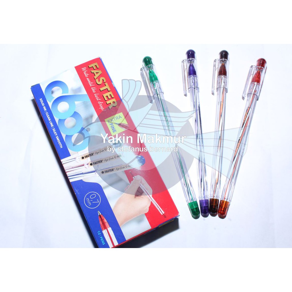 

BALLPOINT PULPEN FASTER C600 NON-MEKANIK