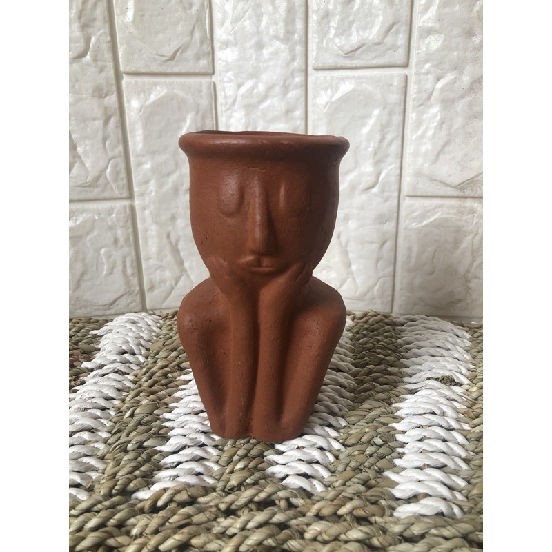 pot mini melamun gerabah/ teracota