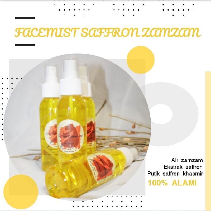 ORIGINAL Facemist Saffron Zamzam by Saffron Halal Skincare